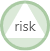 Activity completed with risk for additional work icon