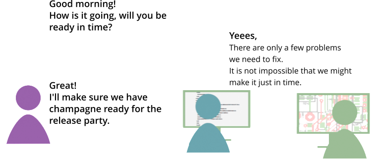 Illustration of how human nature can lead us to overlook problems.